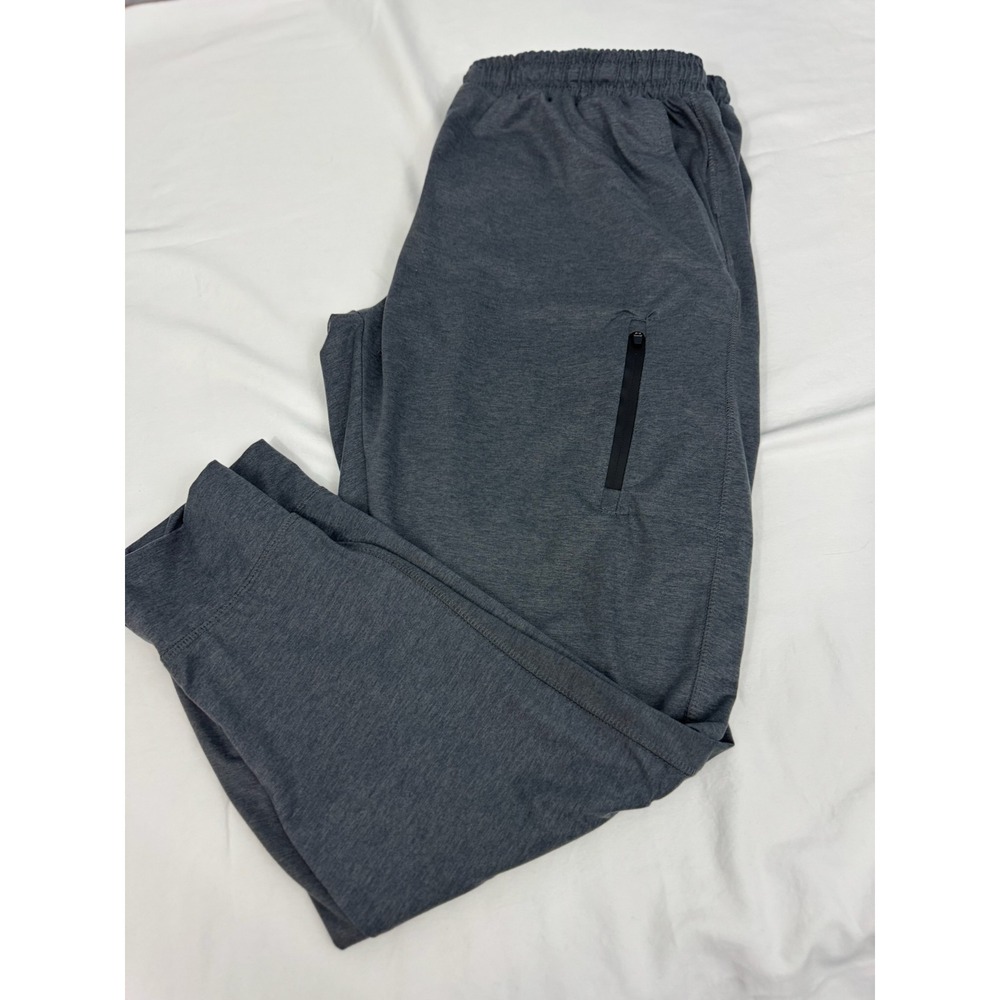 LEG3ND‎ Jogger Sweatpants Mens XL Gray Good Zipper Pocket Drawstring Activewear